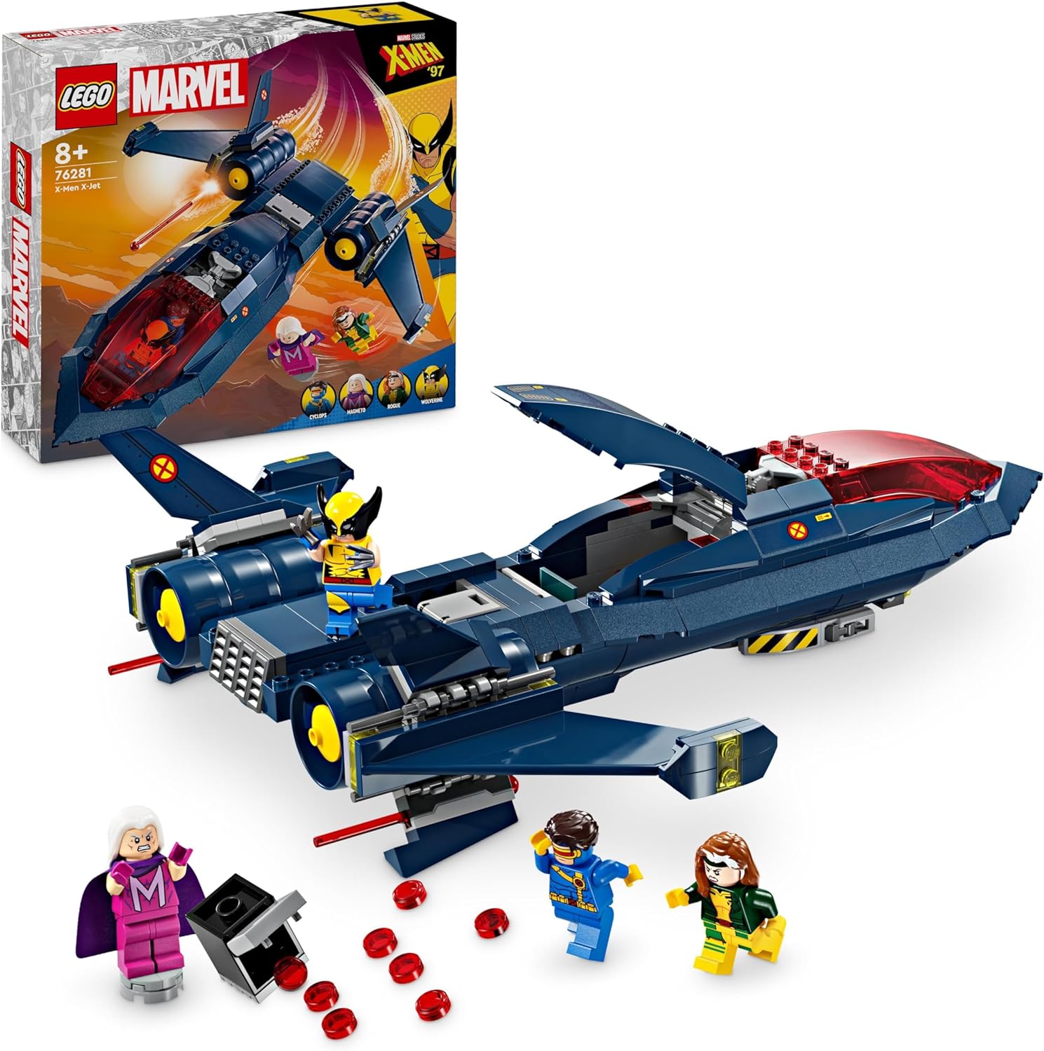 LEGO 76281 X-JET DI X-MEN MARVEL