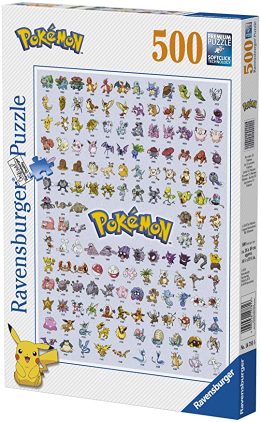 RAVENSBURGER 14781 PUZZLE DA 500 PZ. POKEMON