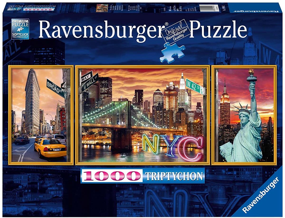 RAVENSBURGER 19995 PUZZLE DA 1000 PZ. SPLENDENTE NEW YORK