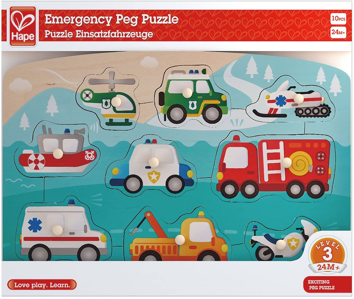 HAPE E1406 PUZZLE DEI MEZZI DI EMERGENZA