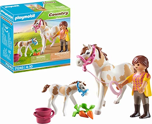 PLAYMOBIL 71243 RAGAZZA CON CAVALLO E PULEDRO