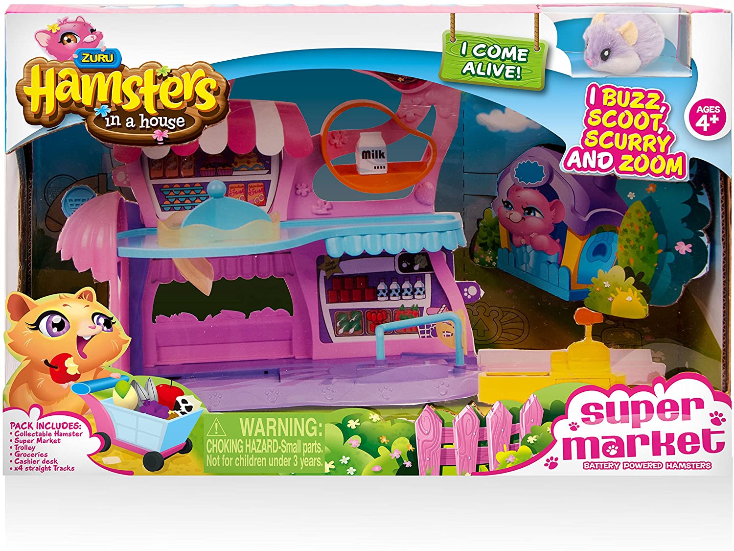 SPINMASTER 6031572 HAMSTER PLAYSET SUPERMERCATO