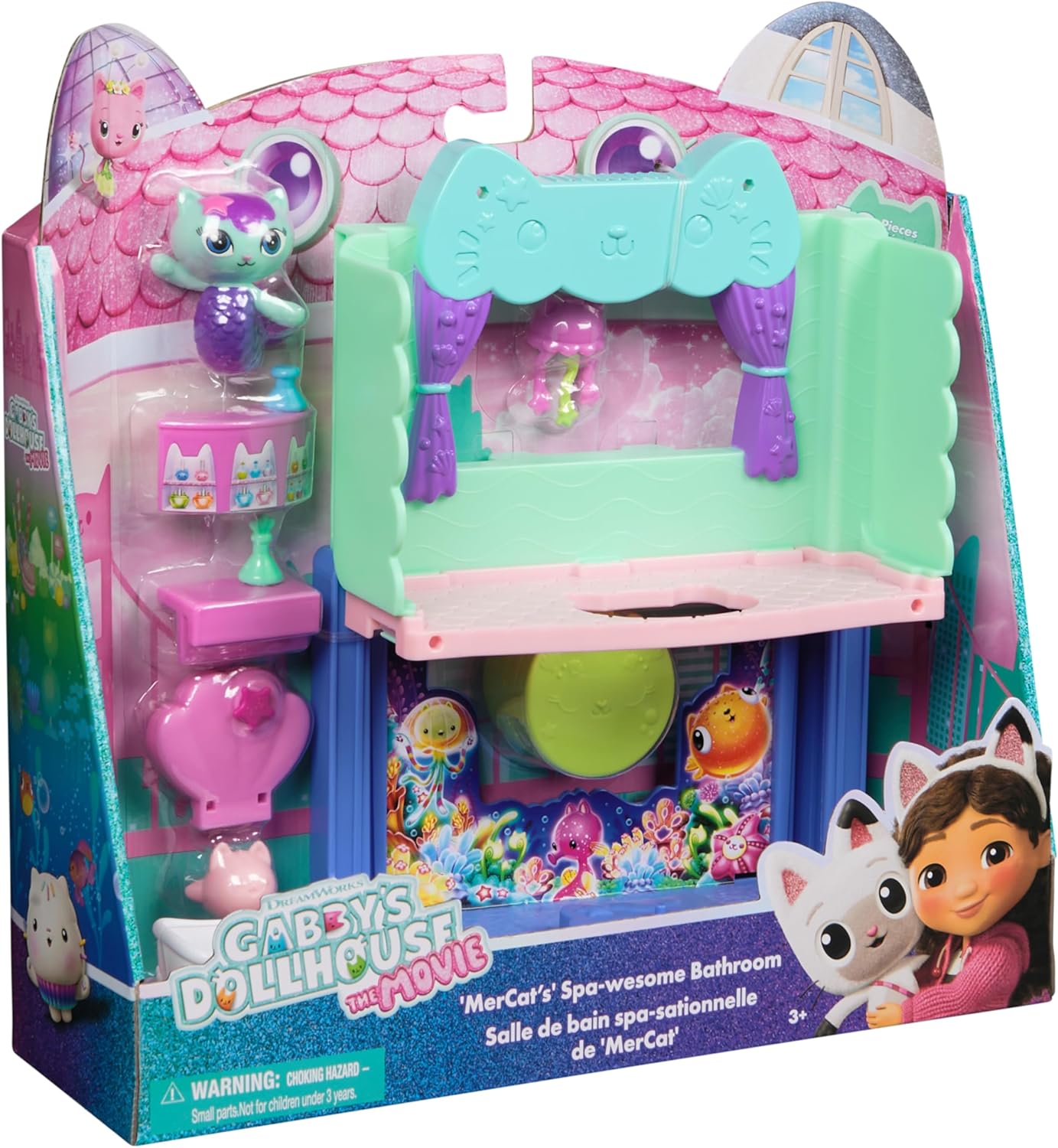SPINMASTER 6074306 GABBY DOLLHOUSE IL BAGNO