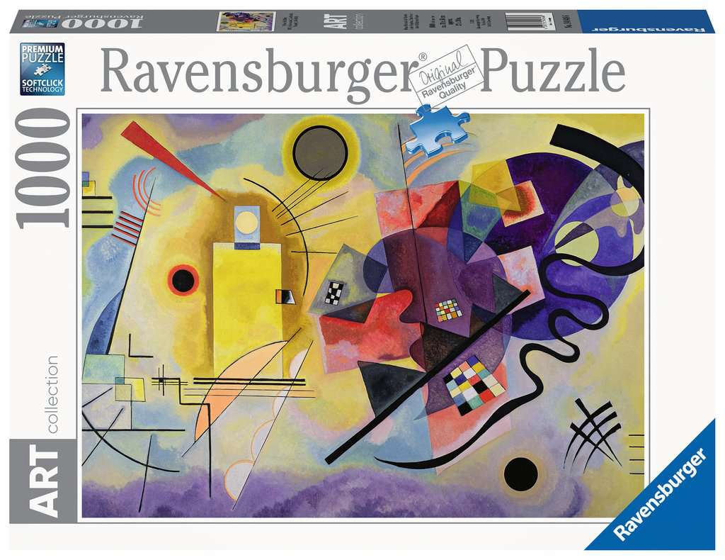 RAVENSBURGER 14848 PUZZLE DA 1000 PZ. KANDISìNSKY WASSILY YELLOW RED BLUE