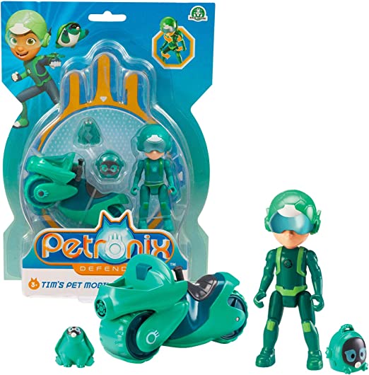 GIOCHI PREZIOSI PET01000 PETRONIX PERSONAGGIO CON MOTO TIM