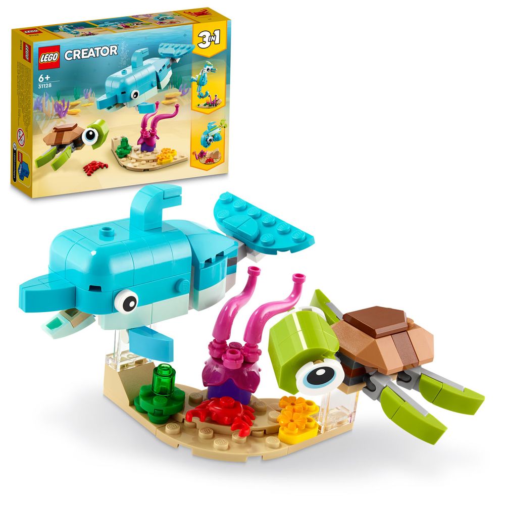 LEGO 31128 DELFINO E TARTARUGA CREATOR