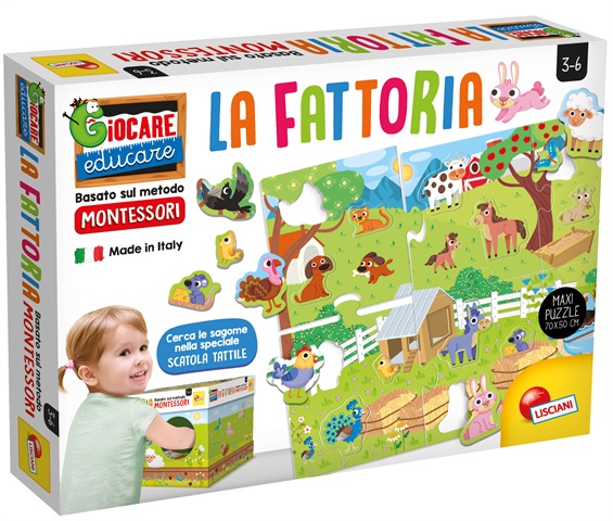 LISCIANI 72484 MONTESSORI MAXI LA MIA FATTORIA