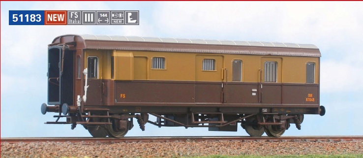 ACME 51183 BAGAGLIAIO POSTA FS TIPO 1952