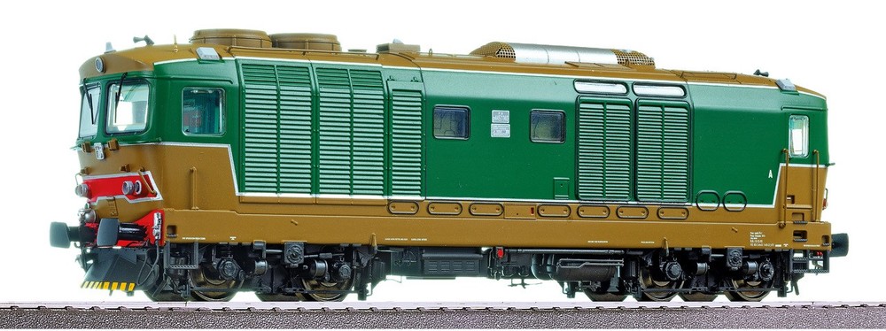 OSKAR OS1128 LOCOMOTIVA DIESEL FS D445.1140 - 3^ SERIE LIVREA VERDE ISABELLA EP.VI