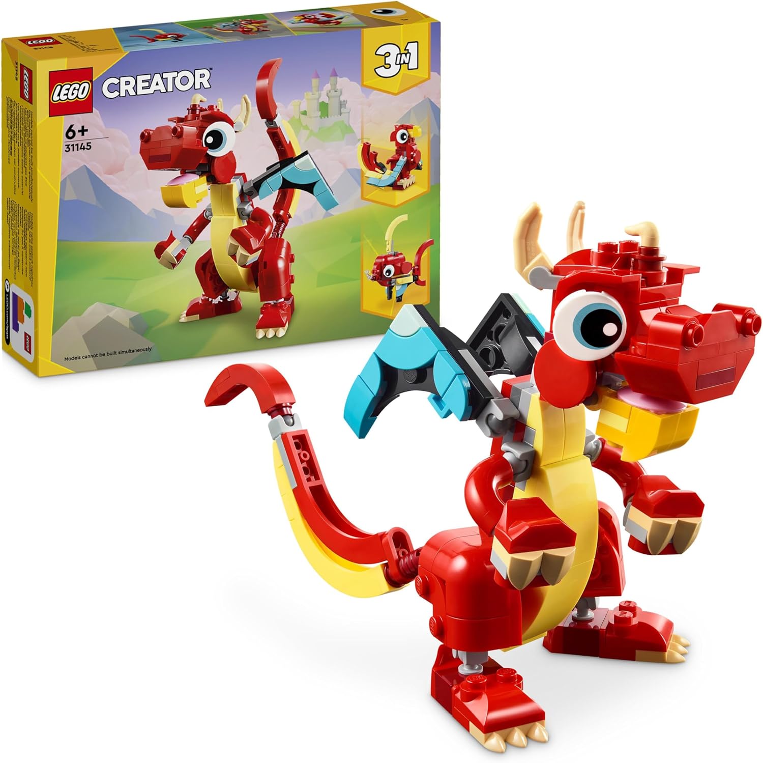 LEGO 31145 DRAGO ROSSO CREATOR