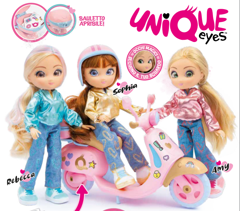 GIOCHI PREZIOSI MYM11000 UNIQUE EYES SCOOTER