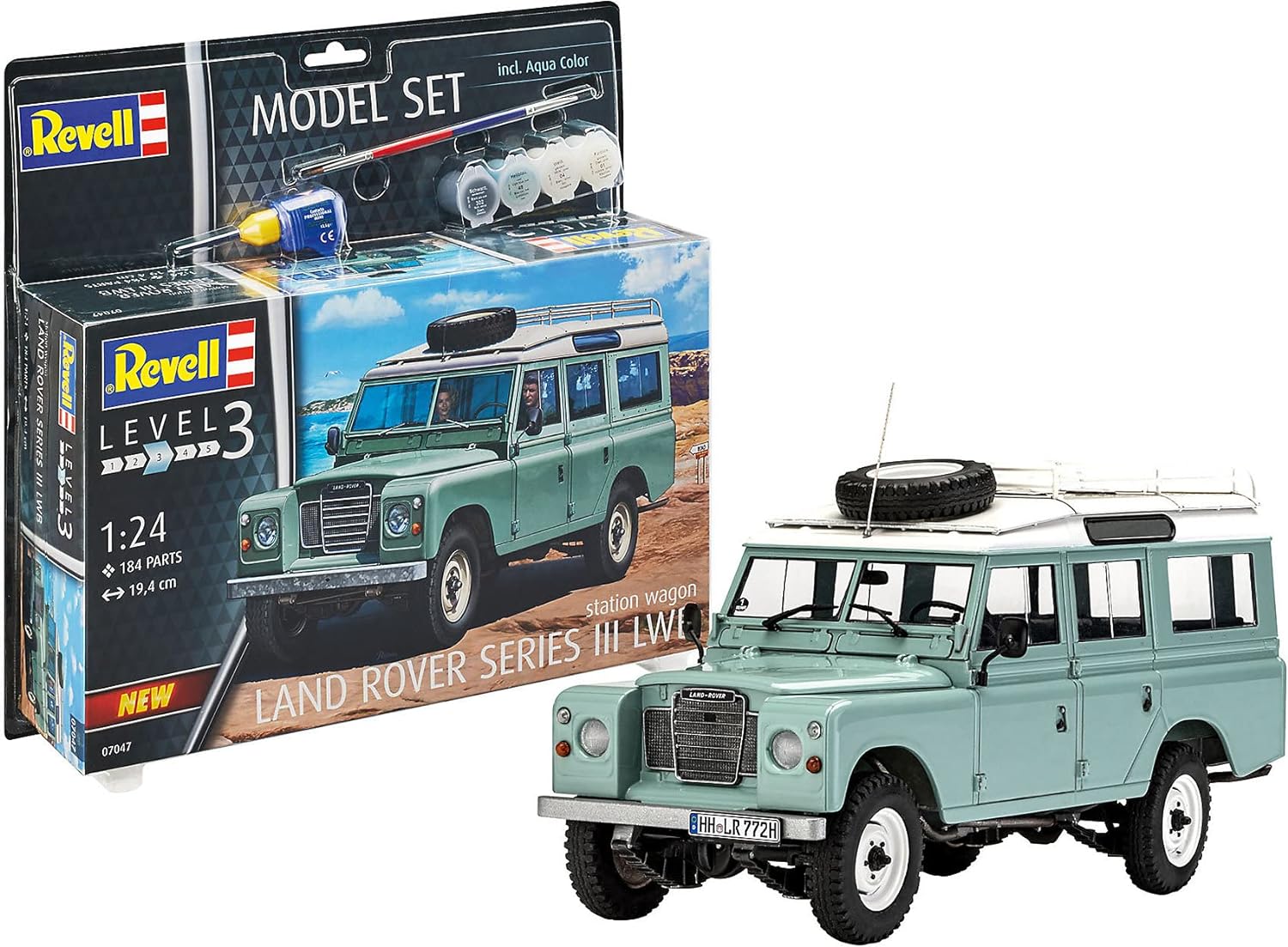 REVELL 67047 KIT DI MONTAGGIO LAN ROVER SERIES III STATION WAGON SCALA 1/24