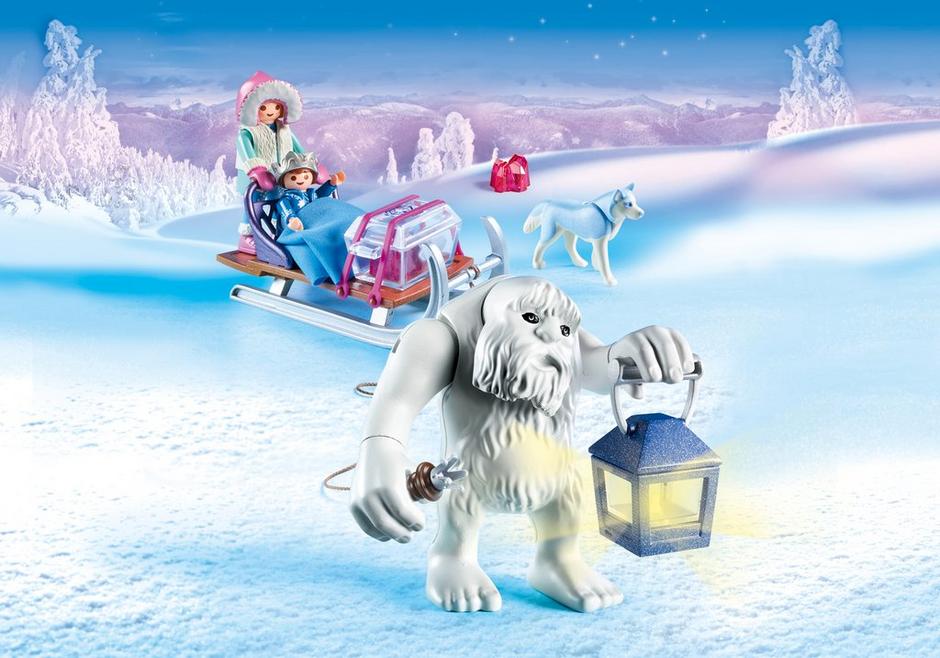 PLAYMOBIL 9473 TROLL DELLE NEVI CON SLITTA