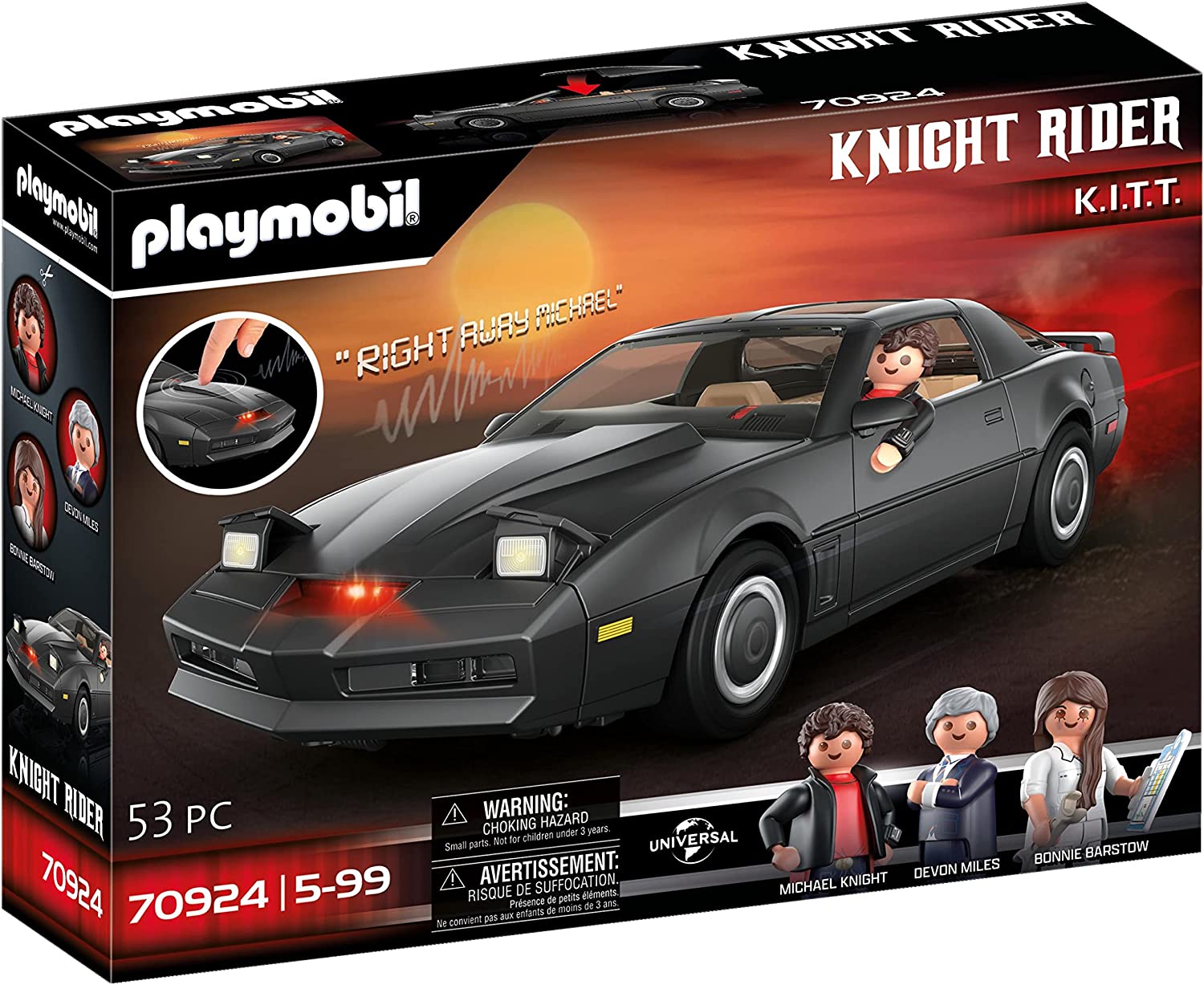 PLAYMOBIL 70924 KNIGHT RIDR SUPERCAR