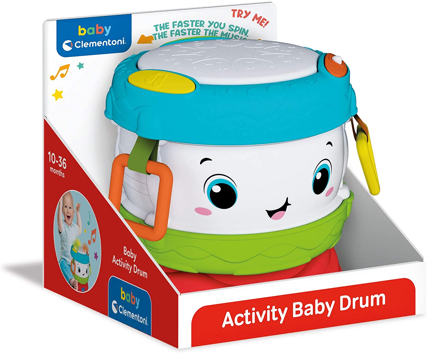 CLEMENTONI 17409 ACTIVITY BABY DRUM