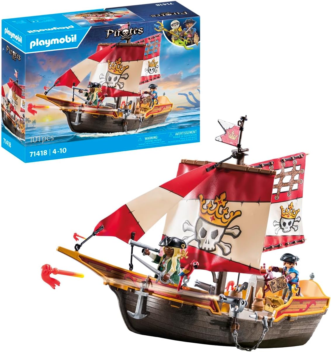 PLAYMOBIL 71418 NAVE PIRATA