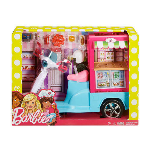 MATTEL FHR08 SCOOTER STREET FOOD DI BARBIE