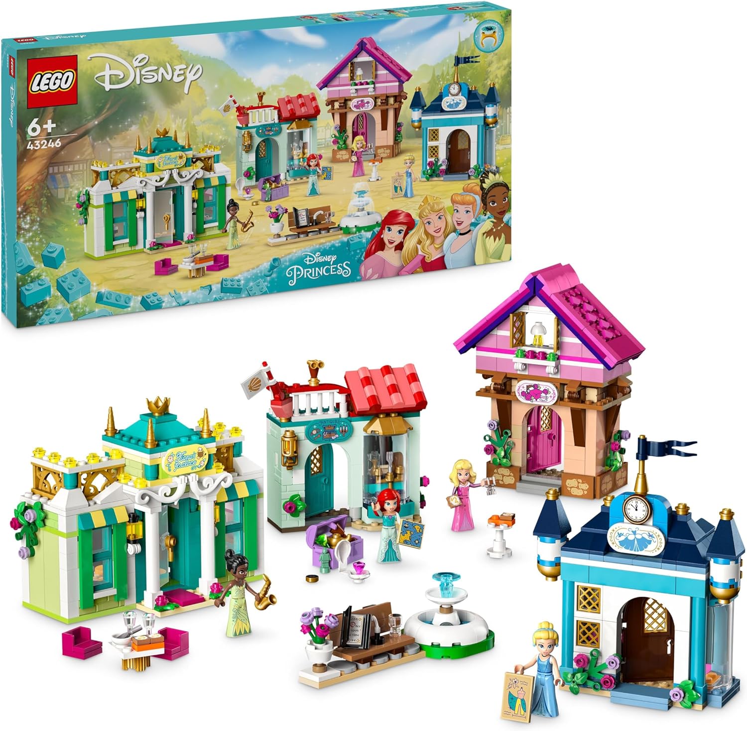 LEGO 43246 AVVENTURA AL MERCATO PRINCIPESSE DISNEY