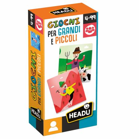 HEADU IT24605 FLASHCARDS GIOCHI PER GRANDI E PICCOLI