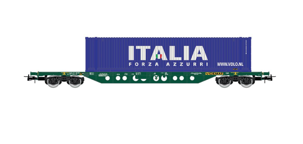 HORNBY HR6617 CARRO PORTACONTAINER "ITALIA"