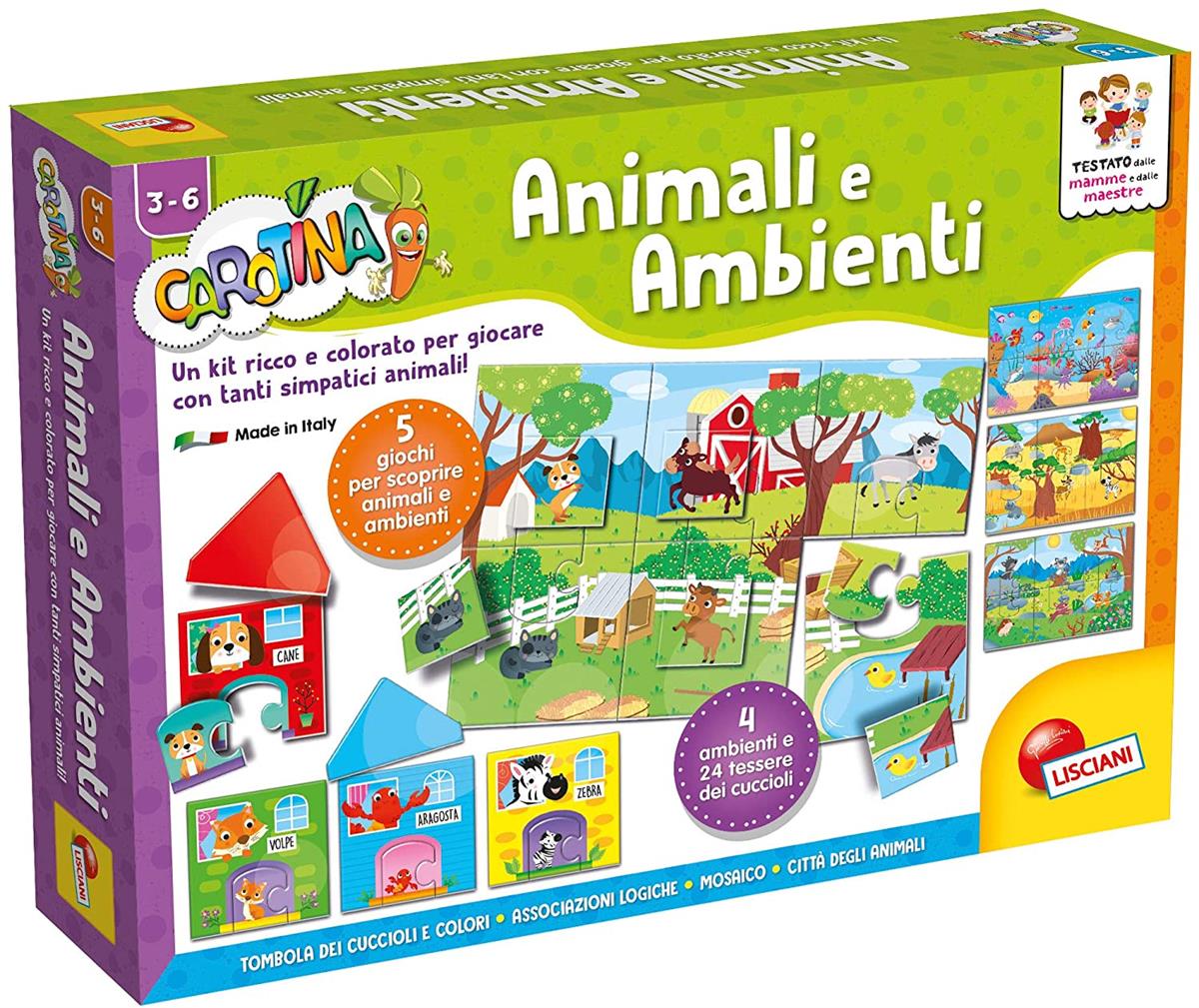 LISCIANI 60146 CAROTINA MAXI ANIMALI E AMBIENTI