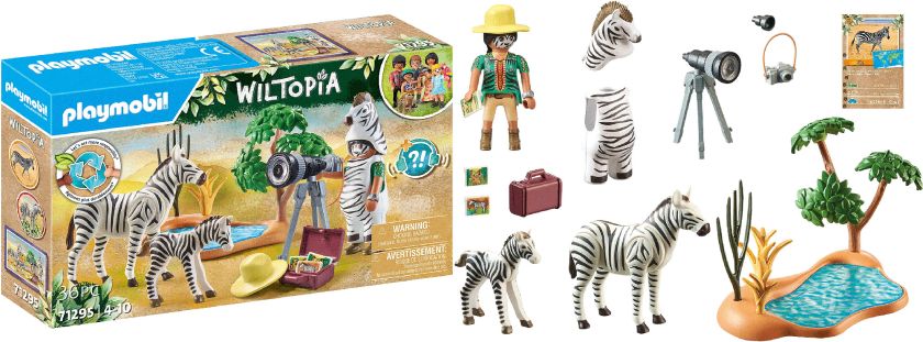 PLAYMOBIL 71295 FOTOGRAFO DI ANIMALI CON TRAVESTIMETNO WILTOPIA