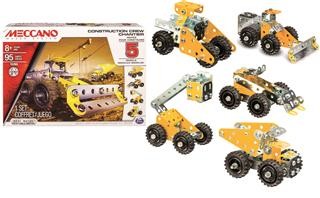 SPINMASTER 6026716 MECCANO 5 MODEL SET VEICOLI DA CANTIERE