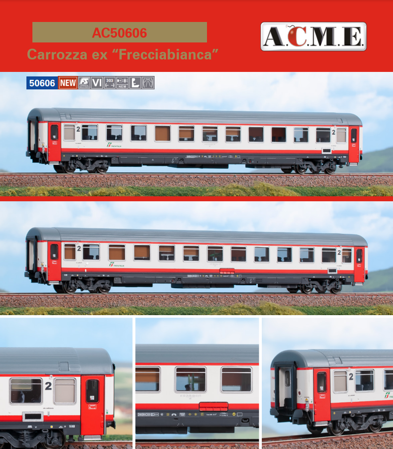 ACME 50606 CARROZZA EX "FRECCIABIANCA"