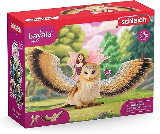 SCHLEICH 2570789 ELFO SU CIVETTA