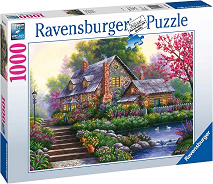 RAVENSBURGER 15184 PUZZLE DA 1000 PZ. ROMANTCA CASA DI CAMPO