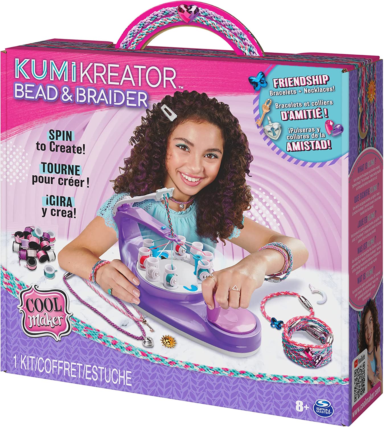 SPINMASTER 6064595 MACCHINA CREA BRACCIALETTI KUMI KREATOR