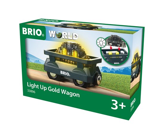 BRIO 33896 VAGONE LUCCICANTE PER L'ORO