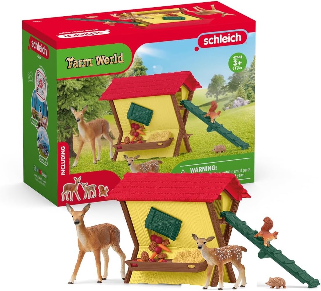 SCHLEICH 2542658 MANGIATOIO NEL BOSCO