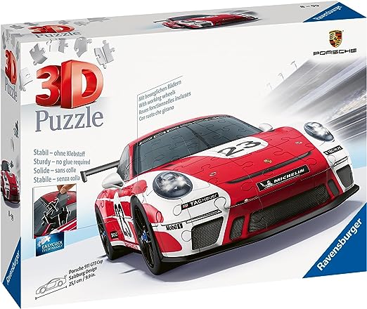 RAVENSBURGER 11558 PUZZLE 3D PORSCHE 911 GT3