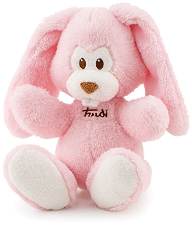 TRUDI 18128 PELUCHE CONIGLIO CREMINO ROSA