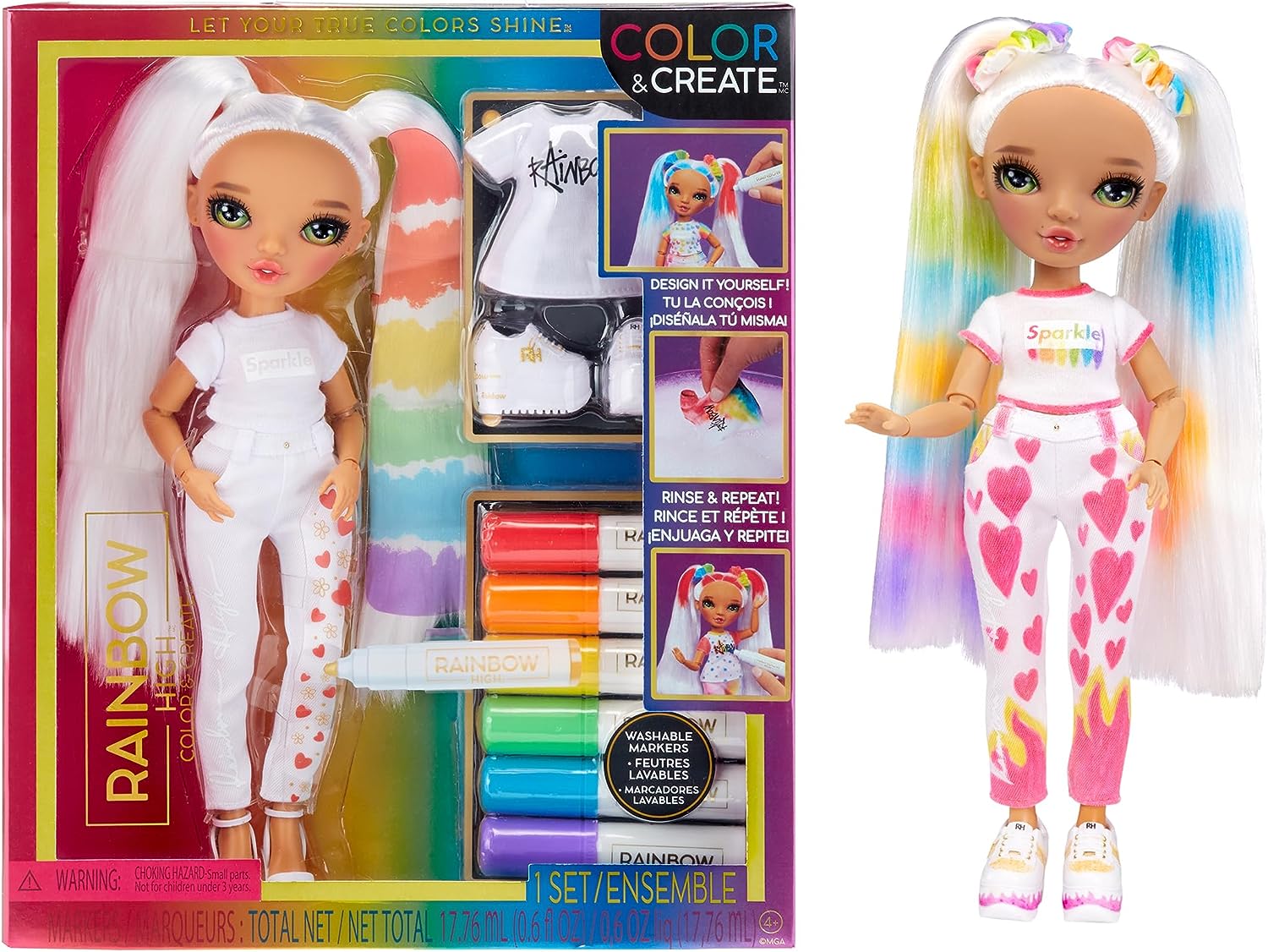 MGA 500407 RAINBOW HIGH CUSTOM FASHION DOLL