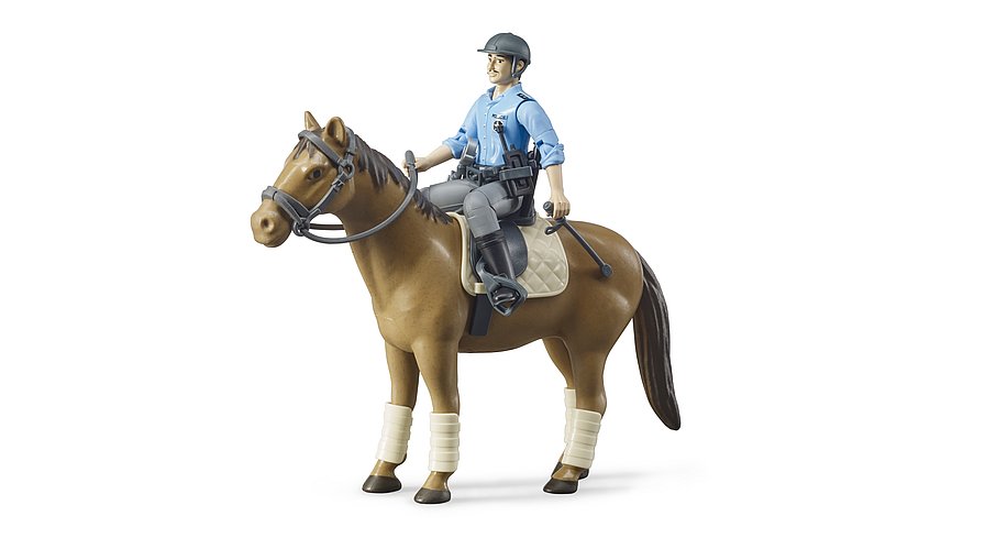 BRUDER 62507 POLIZIOTTO A CAVALLO