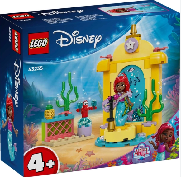 LEGO 43235 IL PALCOSCENICO MUSICALE DI ARIEL DISNEY