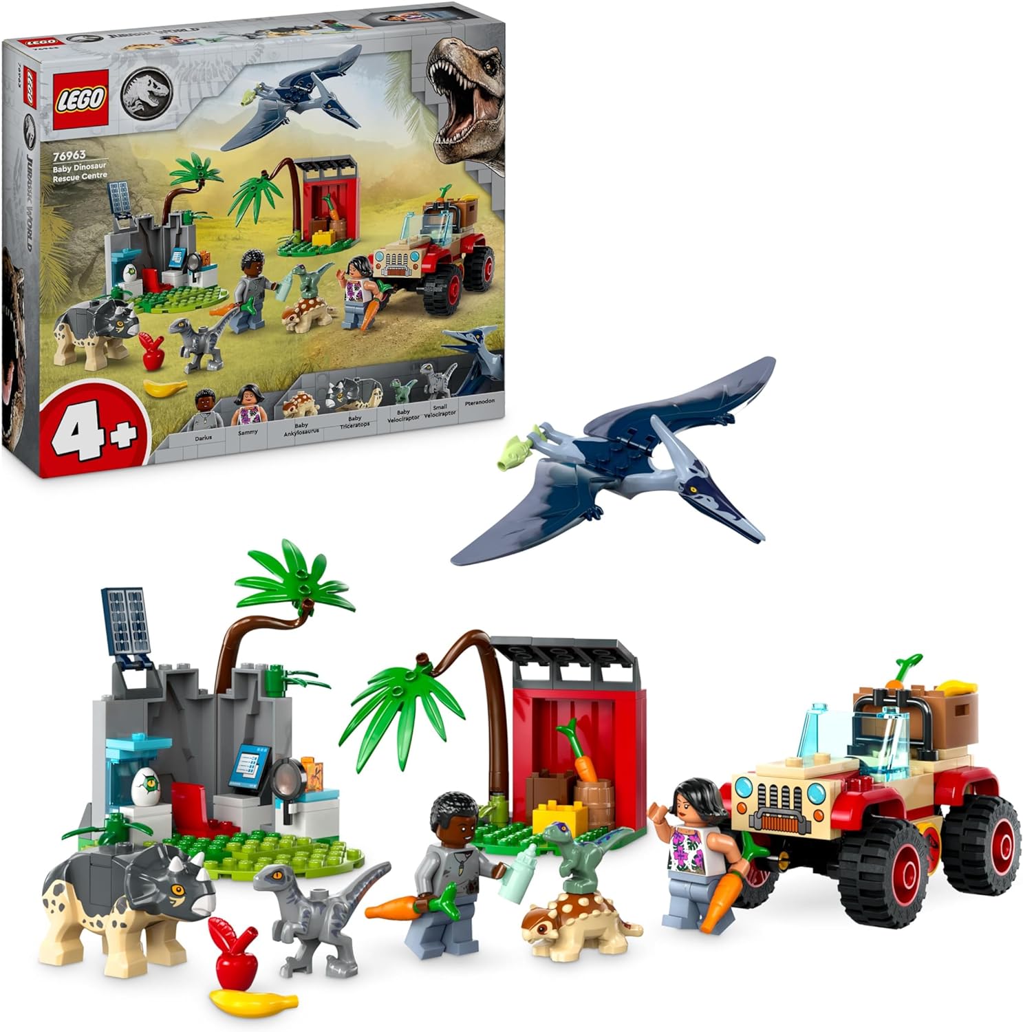 LEGO 76963 CENTRO DI SOCCORSO DEI BABY DINOSAURI JURASSIC WORLD