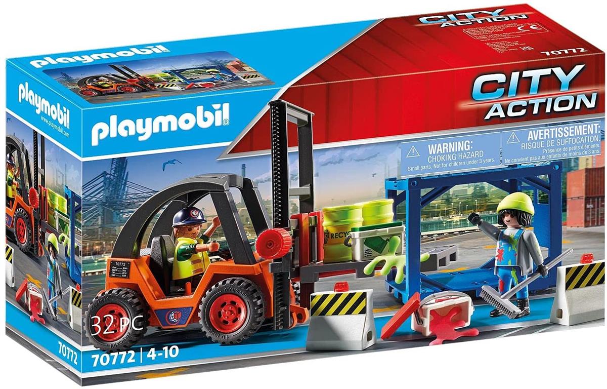 PLAYMOBIL 70772 OPERAI CON MULETTO