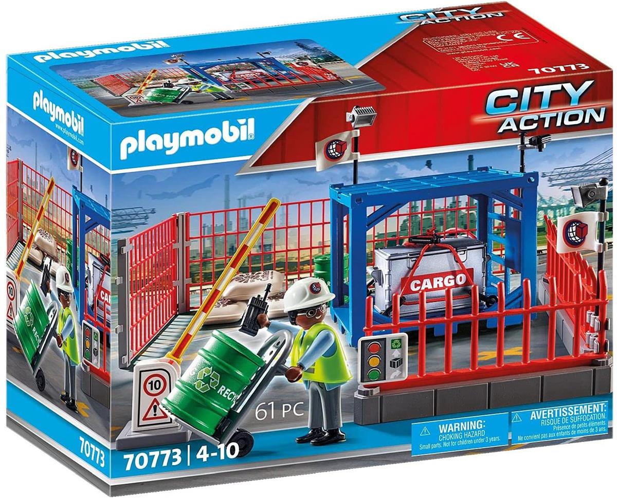 PLAYMOBIL 70773 AREA DEPOSITO MERCI RECINTATA