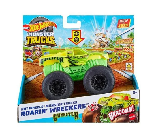 MATTEL HMM54 MONSTER TUCH GUNKSTER HOT WHEELS