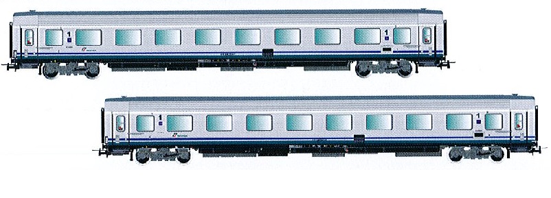 LIMA HL5006 SET 2 CARROZZE GC LIVREA EX FRECCIABIANCA