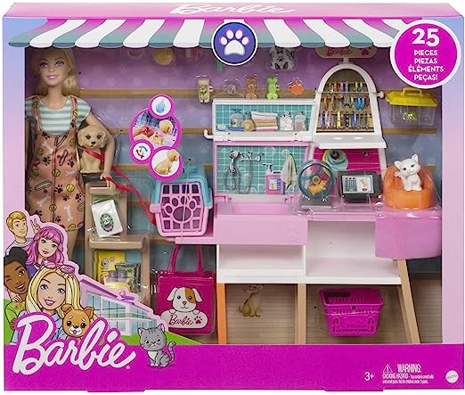 MATTEL GRG90 BARBIE NEGOZIO DEGLI ANIMALI