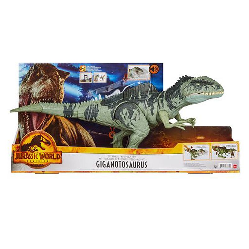 MATTEL GYG94 JURASSIC WORLD GIGANTOSAURO ATTACCO LETAL