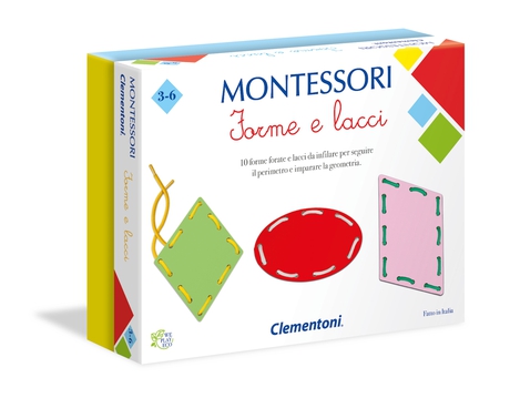 CLEMENTONI 16102 MONTESSORI FORME E LACCI