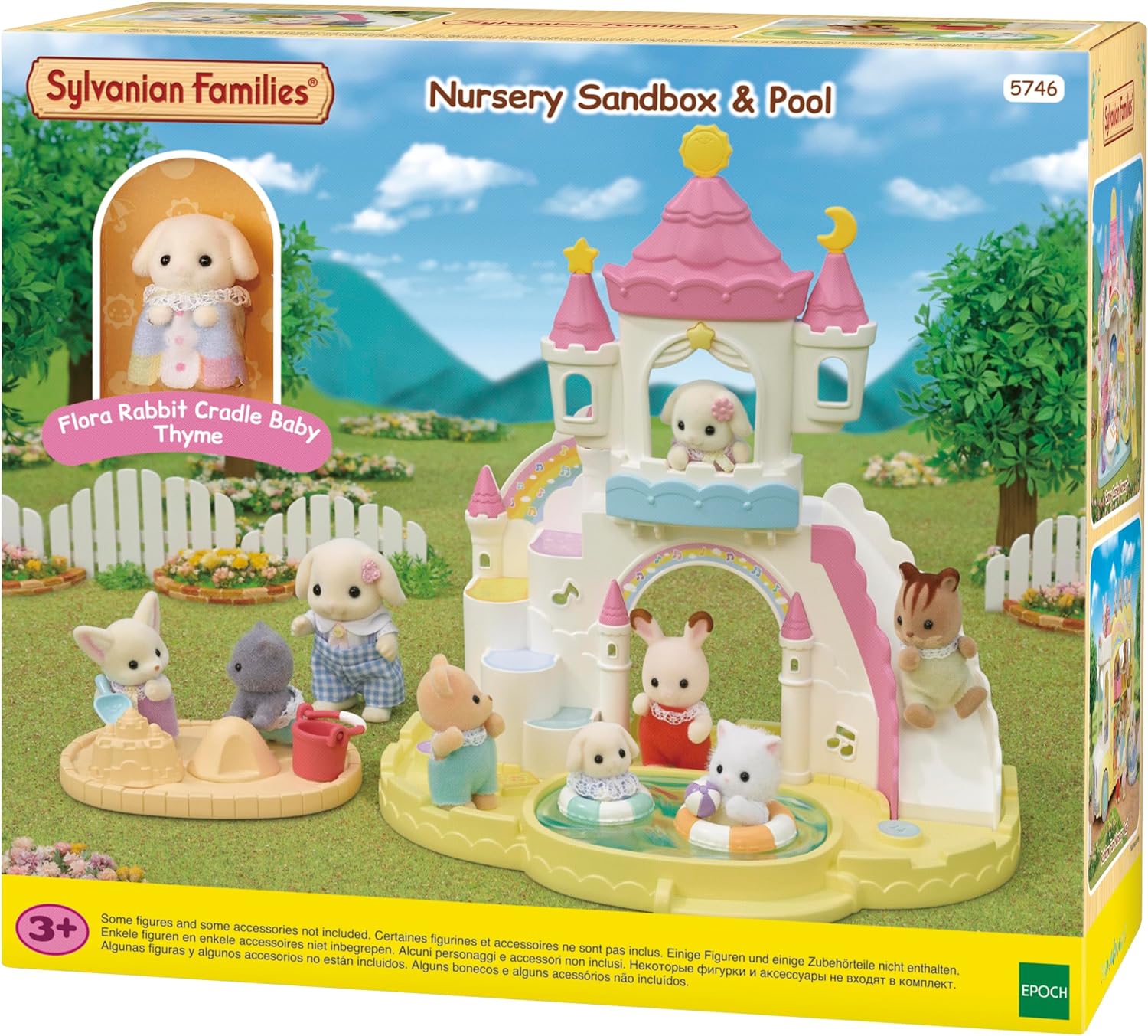 SYLVANIAN FAMILIES 5746 PISCINA E SABBIERA DELL'ASILO