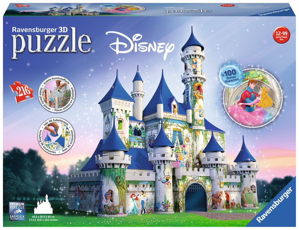 RAVENSBURGER 12510 PUZZLE 3D DISNEY CASTLE