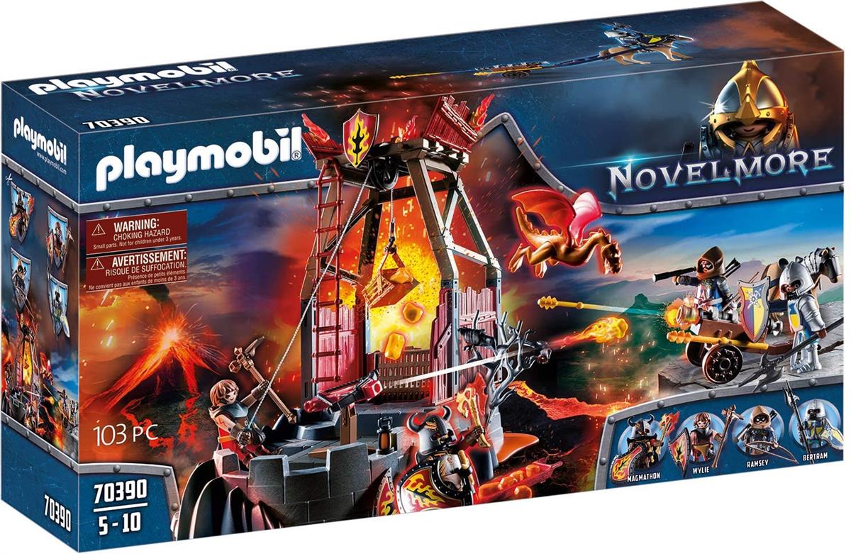 PLAYMOBIL 70390 MINIERA DI LAVA DI BURNHAM NOVELMORE