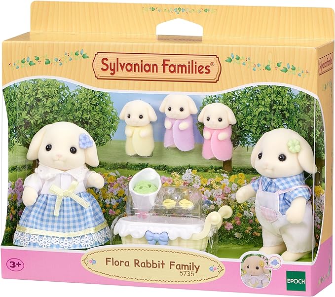 SYLVANIAN FAMILIES 5735 FAMILGIA CONIGLIO FLORA